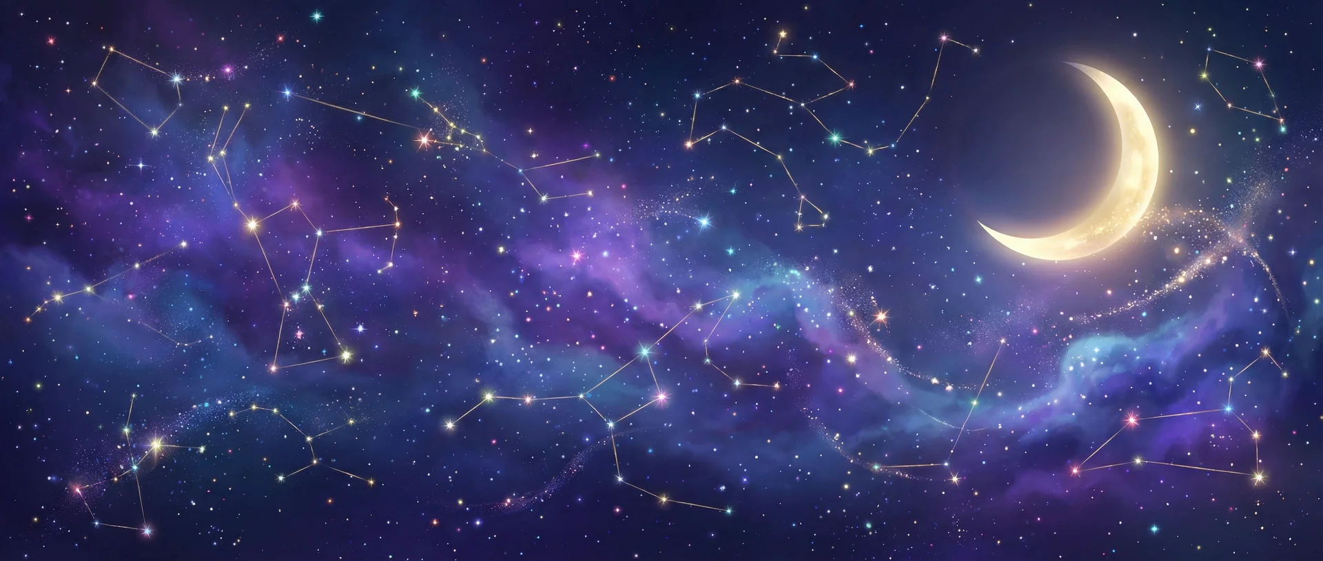 星空背景 - 茄子平台 | 每日星座运势与塔罗占卜